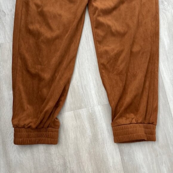 Francesca’s Collection Blue Rain Faux Suede Joggers - size medium - Picture 6 of 8